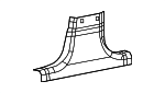 1UD03PS4AC - Body: Lower Center Pillar Trim for Mopar Image