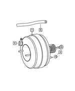 52128098 - Service Brakes: Brake Vacuum Hose for Mopar Image