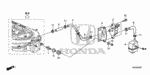 36166RKGA01 - Engine: JOINT, PURGE for Honda Image