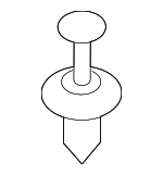 51118174185 - Body: Side Weather-Strip Rivet for BMW: 228 xDrive Gran Coupe, 228i, 228i Gran Coupe, 228i xDrive, 228i xDrive Gran Coupe, 230i, 230i xDrive, 320i, 320i xDrive, 323Ci, 323i, 325Ci, 325i, 325xi, 328Ci, 328d, 328d xDrive, 328i, 328i GT xDrive, 328i xDrive, 330Ci, 330e, 330e xDrive, 330i, 330i GT xDrive, 330i xDrive, 330xi, 335i, 335i GT xDrive, 335i xDrive, 340i, 340i GT xDrive, 340i xDrive, 428i, 428i Gran Coupe, 428i xDrive, 428i xDrive Gran Coupe, 430i, 430i Gran Coupe, 430i xDrive, 430i xDrive Gran Coupe, 435i, 435i Gran Coupe, 435i xDrive, 435i xDrive Gran Coupe, 440i, 440i Gran Coupe, 440i xDrive, 440i xDrive Gran Coupe, 525i, 528i, 528i xDrive, 530e, 530e xDrive, 530i, 530i xDrive, 535d, 535d xDrive, 535i, 535i xDrive, 540d xDrive, 540i, 540i xDrive, 550e xDrive, 550i, 550i xDrive, 640i, 640i Gran Coupe, 640i xDrive, 640i xDrive Gran Coupe, 640i xDrive Gran Turismo, 650i, 650i Gran Coupe, 650i xDrive, 650i xDrive Gran Coupe, 740e xDrive, 740i, 740i xDrive, 740iL, 745e xDrive, 750e xDrive, 750i, 750i xDrive, 750iL, 760i xDrive, 840i, 840i Gran Coupe, 840i xDrive, 840i xDrive Gran Coupe, ActiveHybrid 3, ActiveHybrid 5, i4, i7, iX, M2, M235i, M235i xDrive, M235i xDrive Gran Coupe, M240i, M240i xDrive, M3, M340i, M340i xDrive, M4, M440i, M440i Gran Coupe, M440i xDrive, M440i xDrive Gran Coupe, M5, M550i xDrive, M6, M6 Gran Coupe, M760i xDrive, M8, M8 Gran Coupe, M850i xDrive, M850i xDrive Gran Coupe, X1, X2, X3, X4, X5, X6, X7, XM, Z4 Image