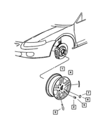 2401840 - Wheels, Covers and Jacks: Wheel Valve Stem for Mopar Image