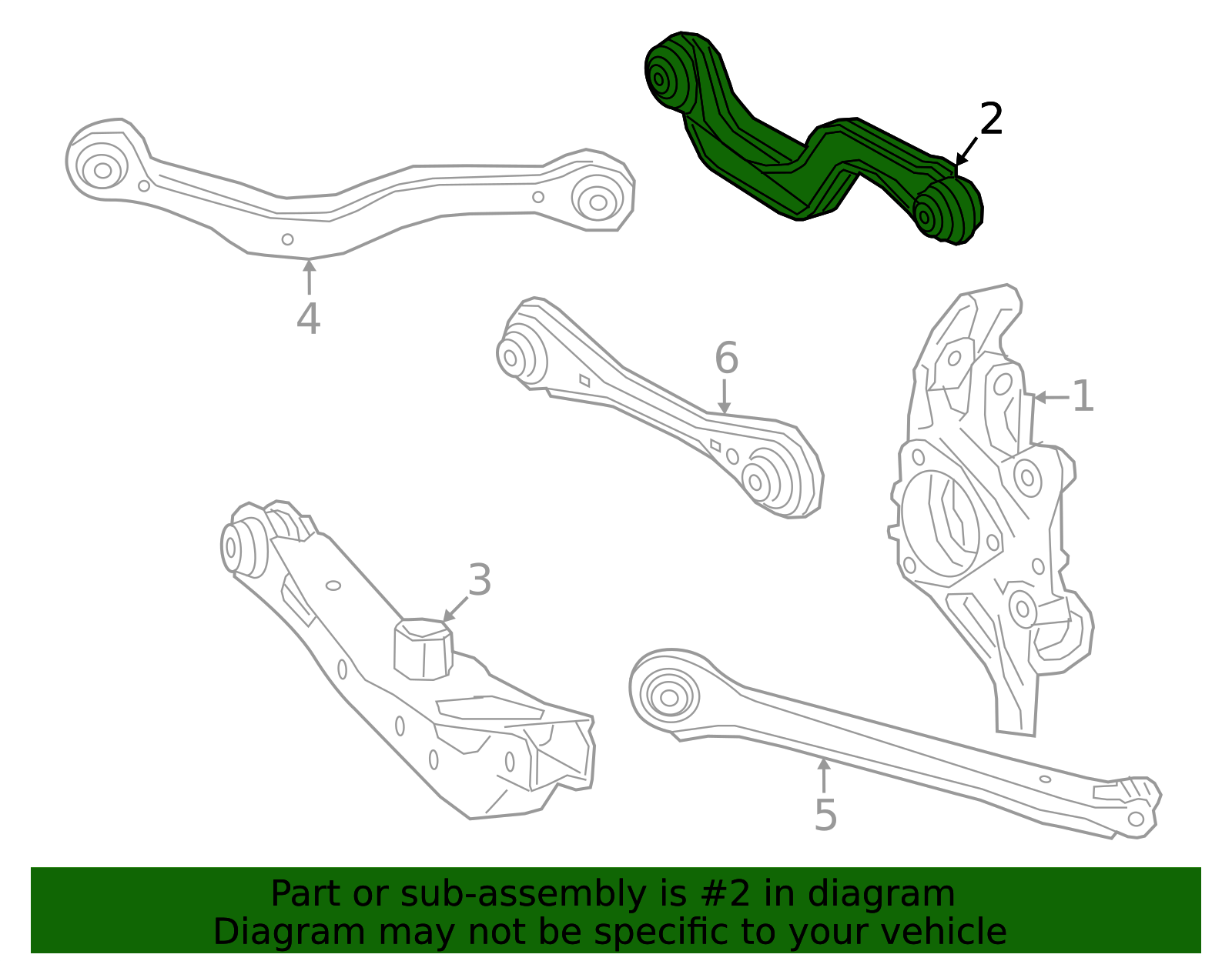 2023-2026 GM Lateral Arm 85538556 GM | GMPartsDirect.com