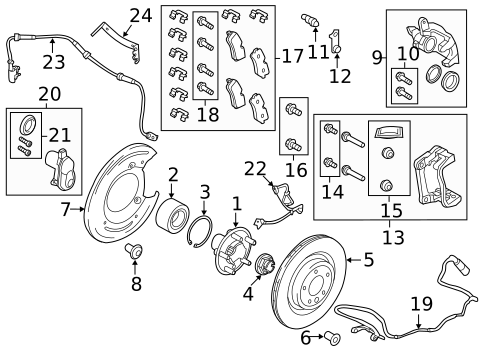 Disc Pads & Brake Shoes for 2014 Land Rover Range Rover Sport #0