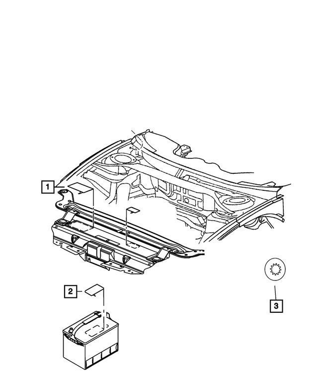 68213176AA - Labels: Coolant System Cap Label for Mopar Image