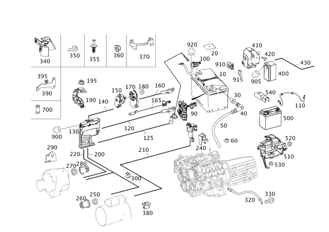 212540625065 - Electrical Equipment and Instruments: Fuse Box for Mercedes-Benz: E350, E550, E63 AMG Image image
