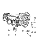 53013915AA - NAG1; W5A580; 5-Speed; Automatic Transmission: Heat Shield for Mopar Image