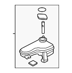 254304R000 - Hybrid Components: Reservoir for Kia: Optima Image