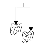 974101E000 - Body: Center Duct for Hyundai: Accent Image