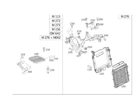 Engine Control Module for 2007 Mercedes-Benz R320 #0