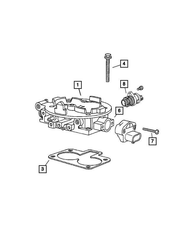 5114401AA - Fuel: Throttle Body for Mopar Image