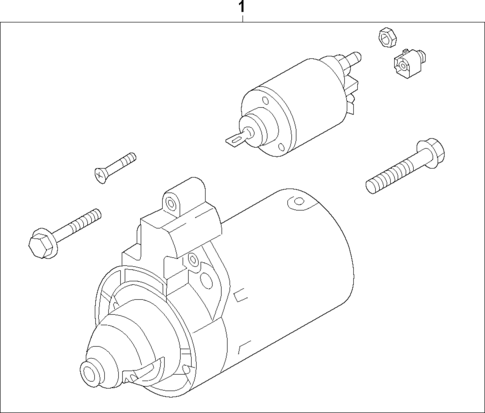 Starter for 2024 Audi S7 Sportback #1