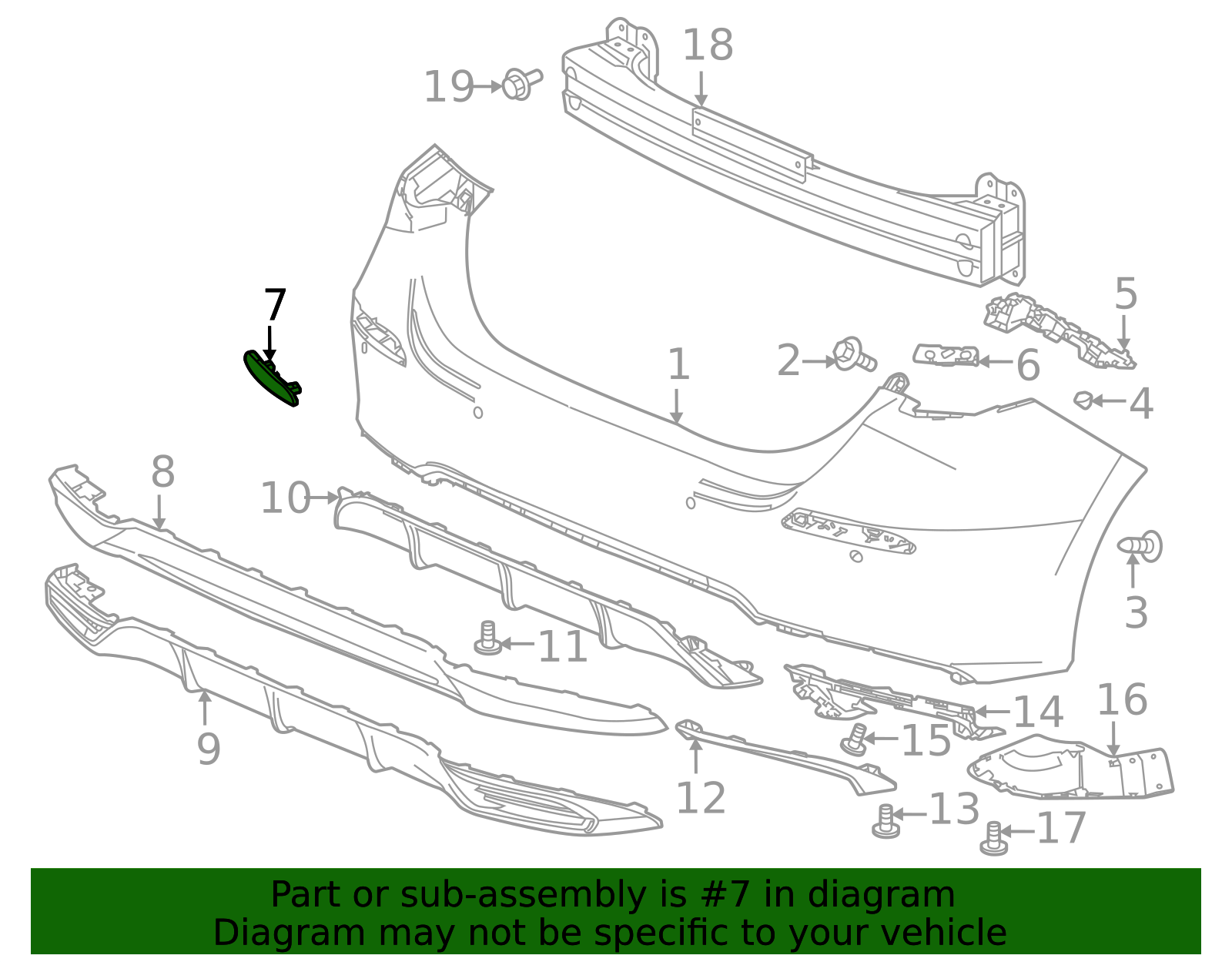 2022-2025 Honda Civic Reflector Panel 33505-T43-J01 | OEM Parts Online