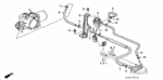 19108PM0003 - Electrical/Exhaust/Heater/Fuel: CLAMP, RESERVE TANK TUBE (BLACK) for Acura Image