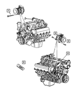 6506688AA - Air Conditioning &amp; Heater: Hex Screw And Washer for Chrysler: Aspen | Dodge: Durango, Ram 1500, Ram 2500, Ram 3500 Image