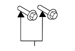 460321LA1B - Body: Booster Assembly Screw for Nissan Image