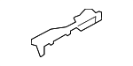 41007376210 - Body: Body B-Pillar Baffle Plate for Mini Image image