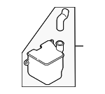 K2A11318YB - Engine: Resonator for Kia: Sephia, Spectra Image