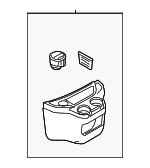 3C2Z16045A36AAB - Body: Center Console for Ford: E-150, E-250, E-350 Super Duty, E-450 Super Duty Image