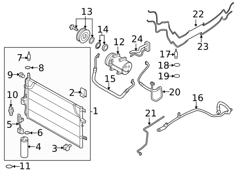 Trans Oil Cooler for 2005 Volvo XC90 #0