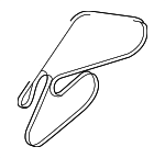 252123C100 - Cooling System: Serpentine Belt for Hyundai Image