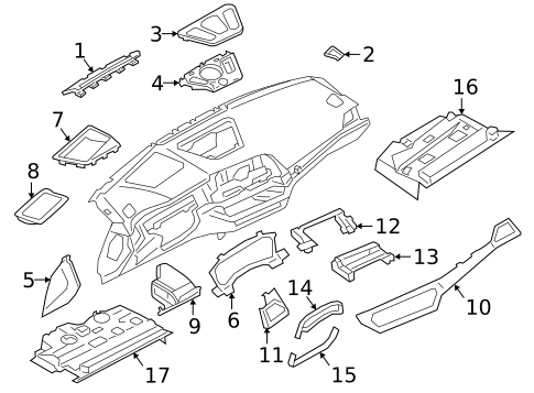 Instrument Panel Components for 2022 BMW M440i #0