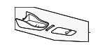2238235200 - Body: Console Tray for Mercedes-Benz Image