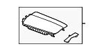 29668003047R47 - Body: Console Armrest for Mercedes-Benz Image