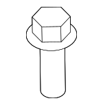 91560S84A11 - Body: Rear Sill Plate Clip for Acura: CL, RL, RSX, TL, TSX Image