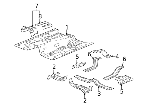 Floor & Rails for 2010 Hummer H3 #0