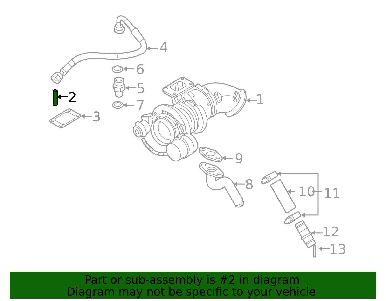 1997-2004 Dodge Turbocharger Stud 04429823 | Mopar Parts Canada
