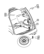 53015960AA - Labels All Vehicle Locations: Exhaust Gas Warning Label for Mopar Image
