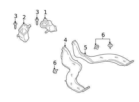 Ducts for 2009 Mazda CX-9 #0