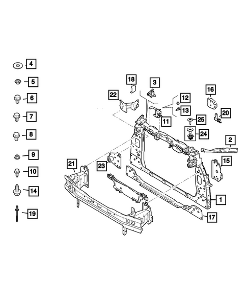 Radiator and Related Parts; Charge Air Cooler for 2025 Dodge Hornet #0