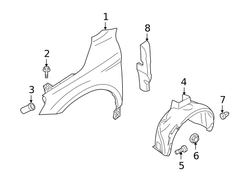 Fender & Components for 2013 Volvo XC60 #0