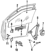 8242224001 - : Sash Channel for Hyundai Image
