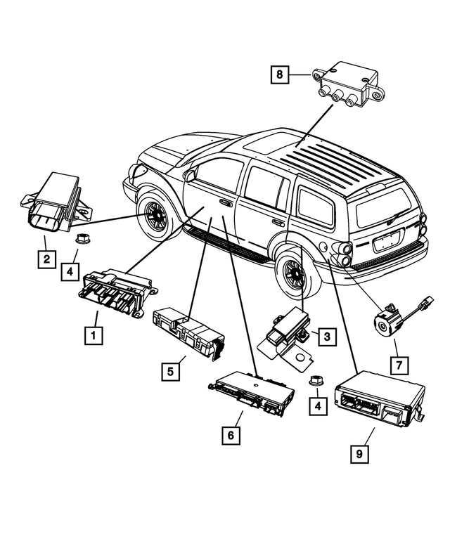 56029387AC - Electrical: Tire Pressure Monitoring Module for Mopar Image