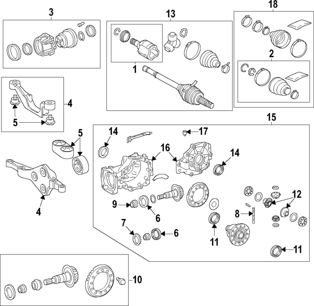 9031048001 - : Pinion Seal for Lexus: NX350, RX350, TX350 Image