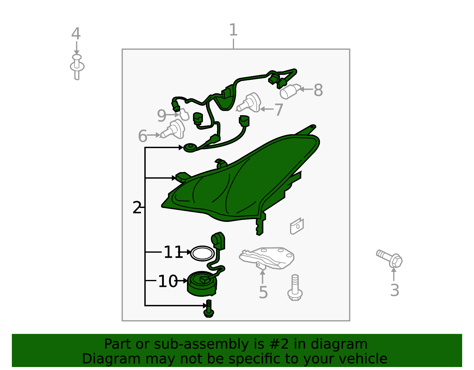 2011-2017 INFINITI Composite Headlamp 260251BA4C | Faulkner Infiniti of ...