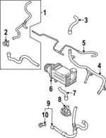 5QM122101AK - Cooling System: Upper Hose for Volkswagen: Jetta Image