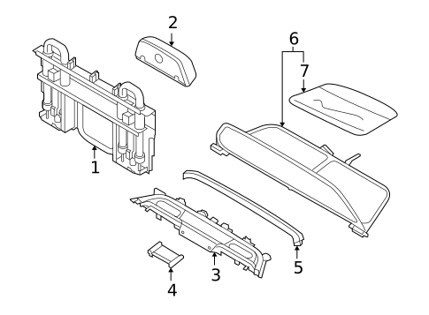 Roll Bar & Headrest Assembly for 2008 BMW M6 #0