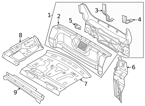 Rear Body for 2012 Volkswagen Jetta #0