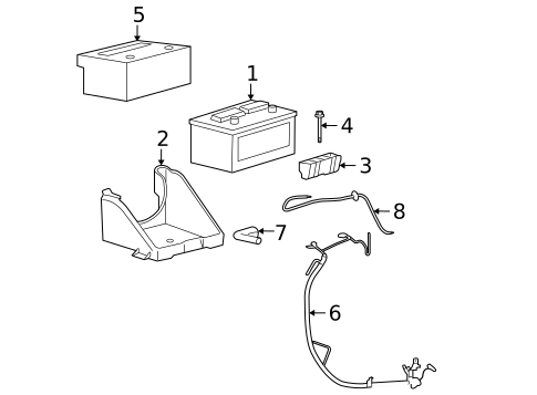 Battery for 2008 Ford F-150 #0