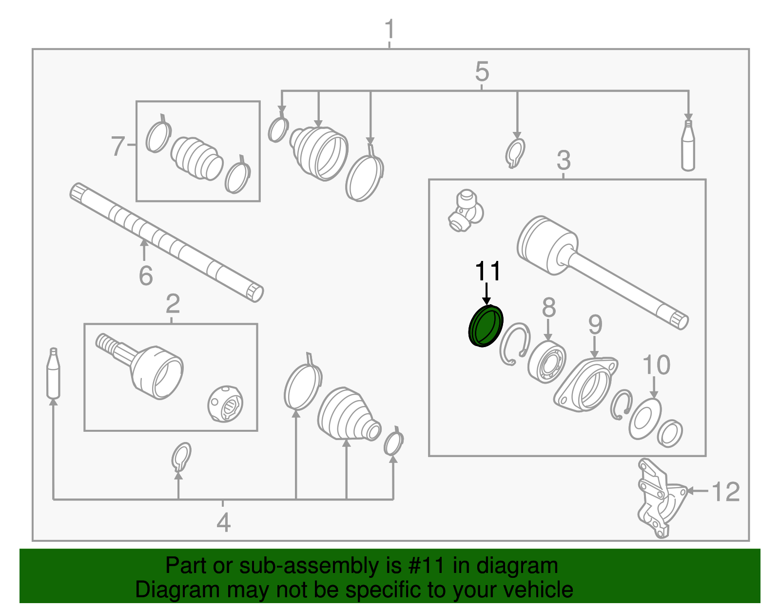 2011-2014 Nissan Murano Cv Joint Splash Shield 39752-40P0A | Nissan OEM ...
