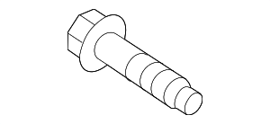 90037831701 - Cooling System: Engine Coolant Reservoir Bolt for Porsche Image