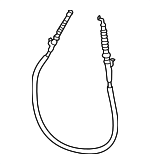 5H0837017B - Body: Lock Cable for Volkswagen Image