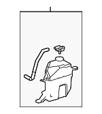 16470F0011 - Cooling System: Reservoir for Toyota: Avalon, Camry Image