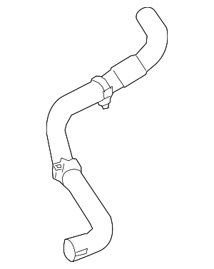 16571F0010 - Belts &amp; Cooling: Radiator Hose for Toyota: Avalon, Camry Image