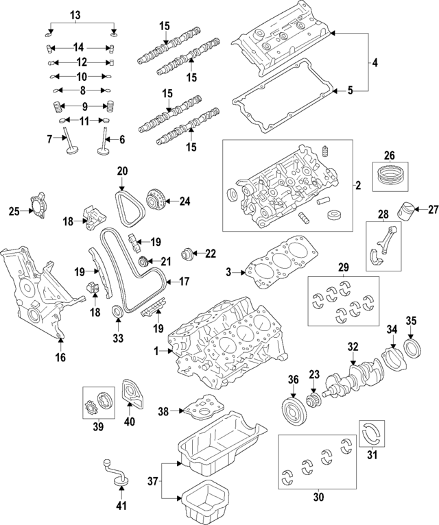 110713106004 - Engine: Engine Crankshaft Main Bearing for Lexus Image