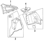 F7BZ5852019A - Body: Window Trim for Ford: Aspire Image