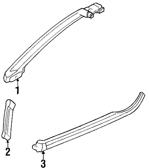 Interior Trim - Pillars for 1997 Honda Civic del Sol #0